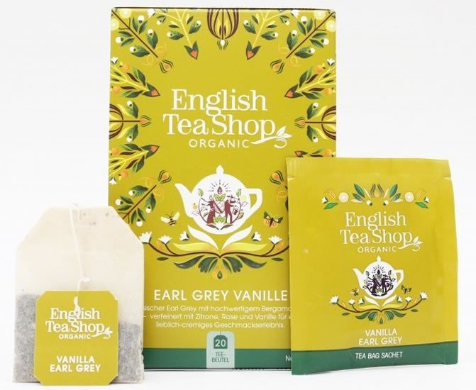 Levně English Tea Shop Čaj Vanilka a Earl Grey, 20 sáčků