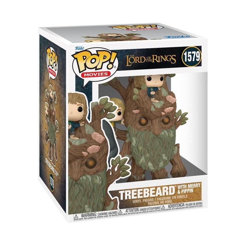 Levně Funko POP Super: Lord of the Rings - Treebeard with Mary &amp; Pip