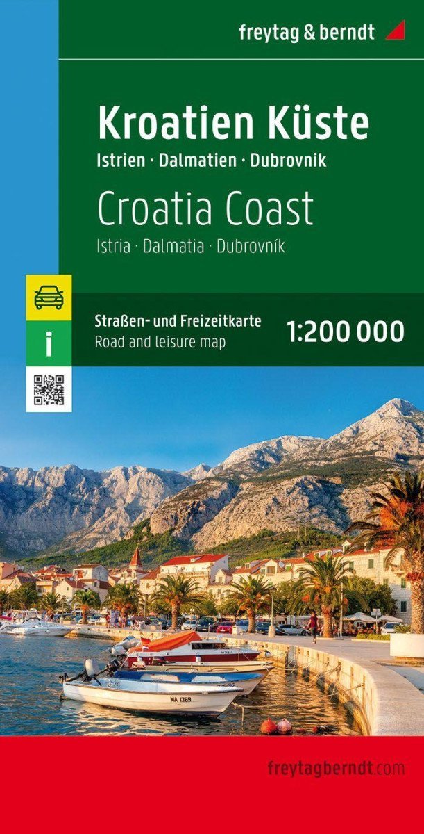 Levně Chorvatské pobřeží 1:200 000 / automapa