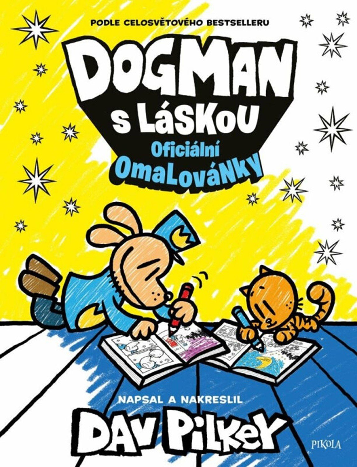 Levně Dogman s láskou: omalovánky - Dav Pilkey