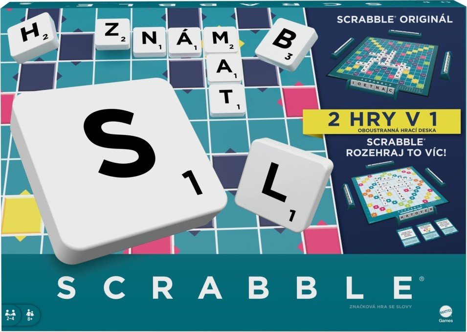 Levně Scrabble CZ - hra - Mattel Hry