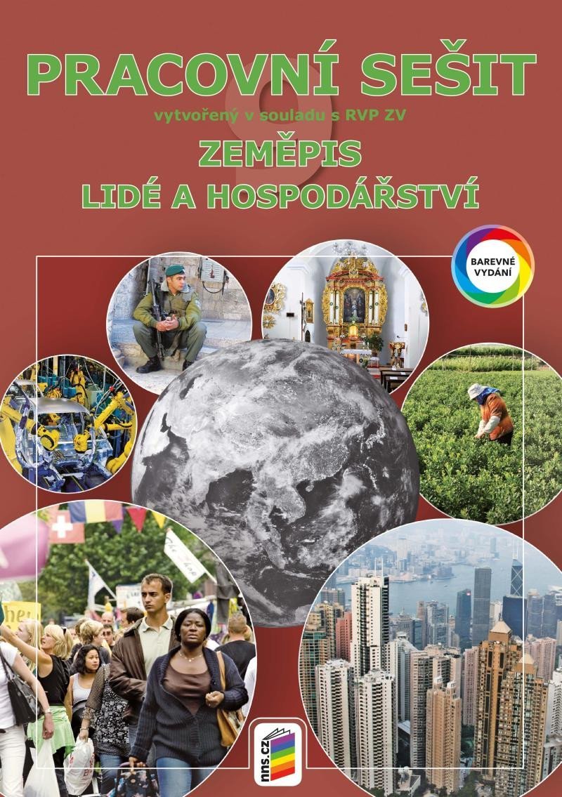 Levně Zeměpis 9 - Lidé a hospodářství (barevný pracovní sešit), 2. vydání