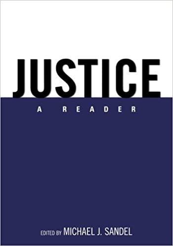 Levně Justice: A Reader - Michael Sandel
