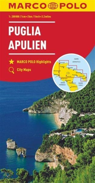 Apulie / mapa 1:200 000 (Itálie č. 11)