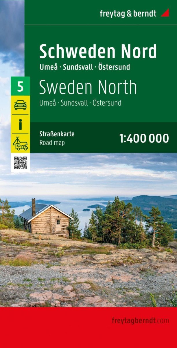 Levně Švédsko sever 1:400 000 / automapa