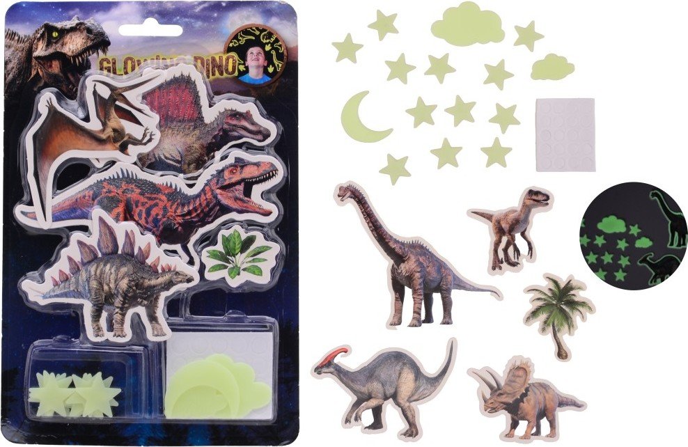 Product detail of Svítící dinosauři na zeď - Johntoy