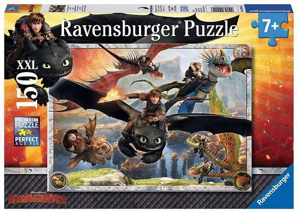 Product detail of Puzzle Jak vycvičit draka: Vycvičení draci 150 dílků