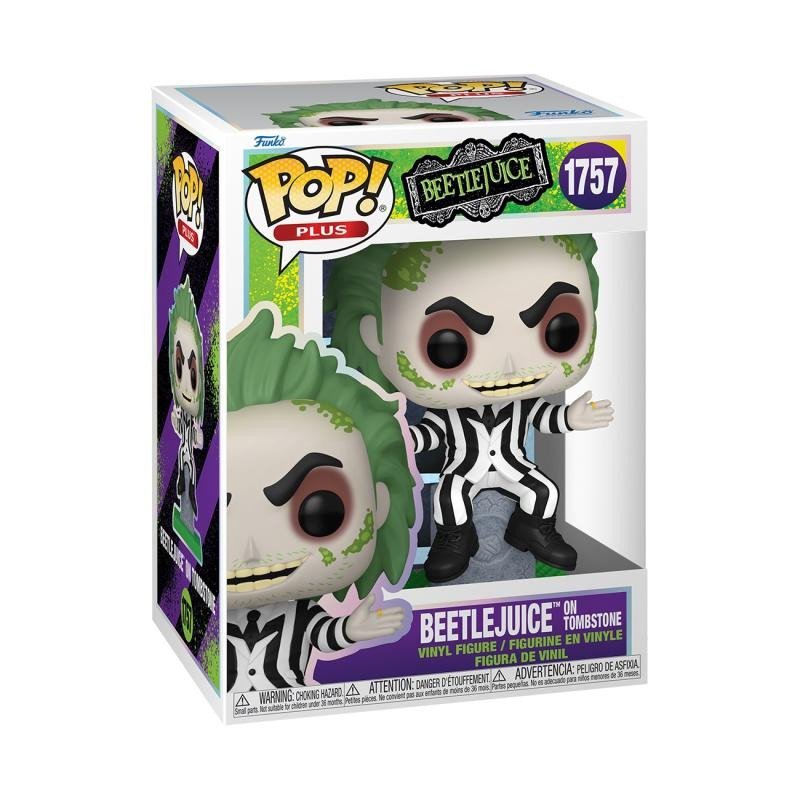 Levně Funko POP Plus: Beetlejuice - Beetlejuice on Tombstone #1757