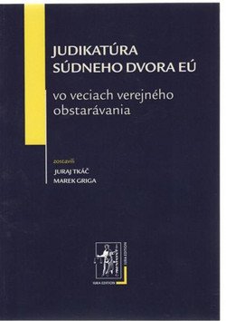 Product detail of Judikatúra súdneho dvora EÚ - Marek Griga