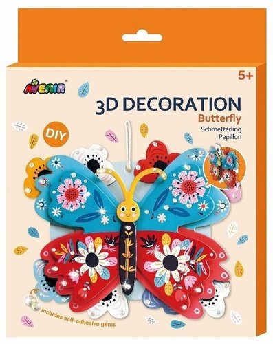 Levně 3D dekorace velká Motýl