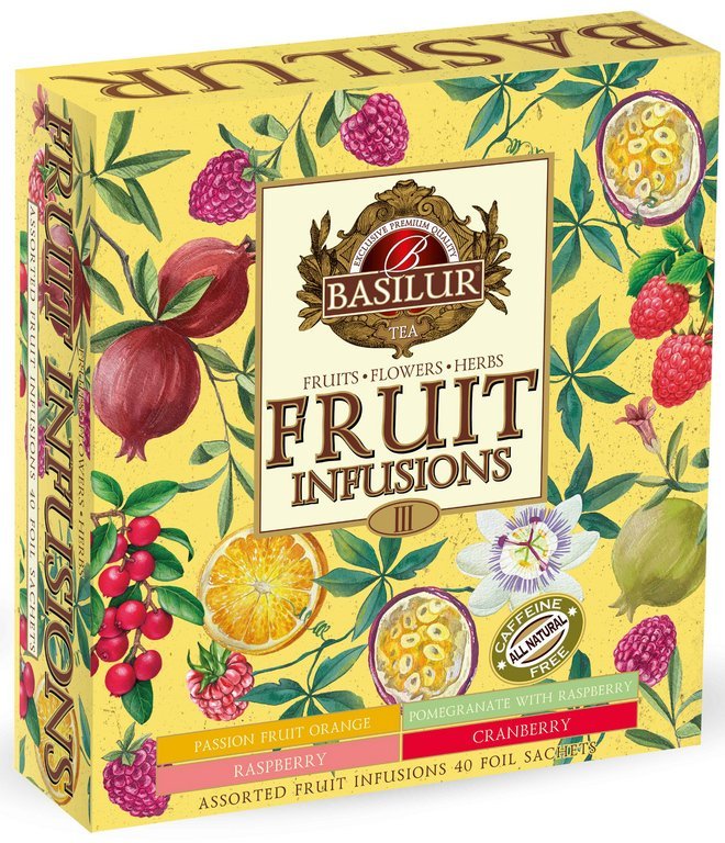 Levně BASILUR Fruit Infusions Vol.III 40 gastro sáčků