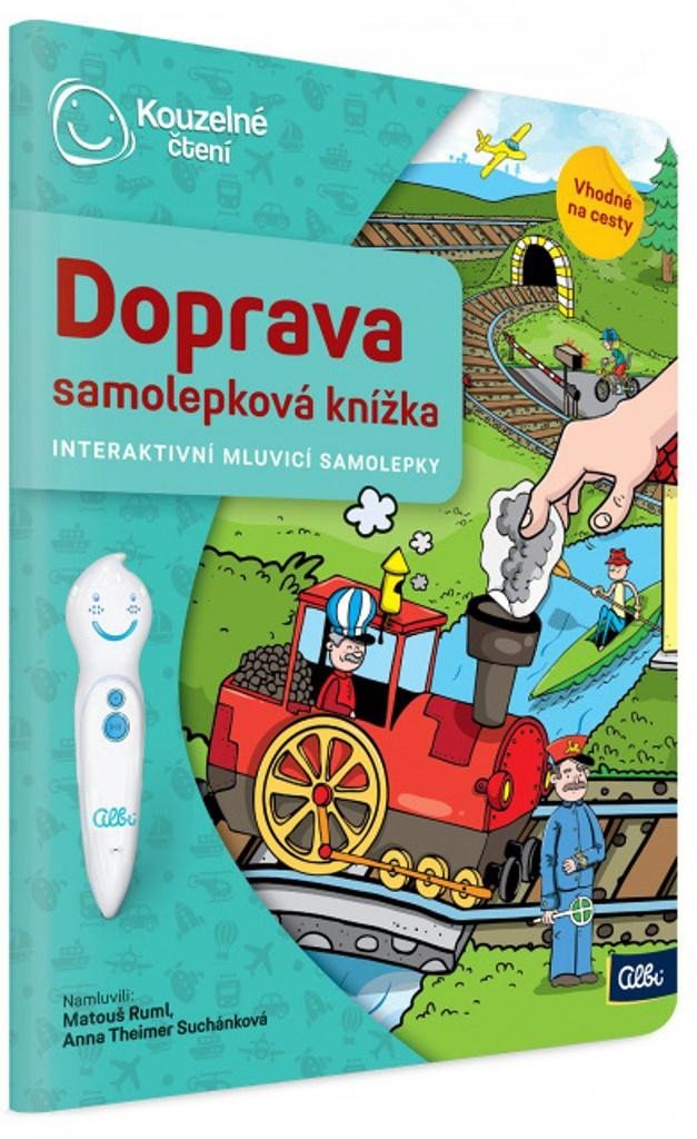 Levně Samolepková knížka Doprava - Kouzelné čtení