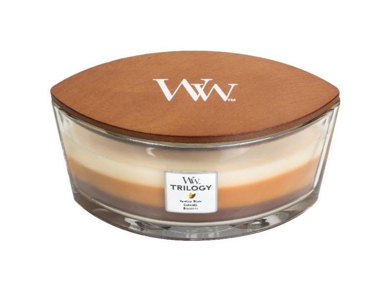 Product detail of WoodWick Trilogy Café Sweets svíčka loď Trilogy 453,6g