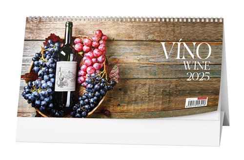 Víno 2025 - stolní kalendář