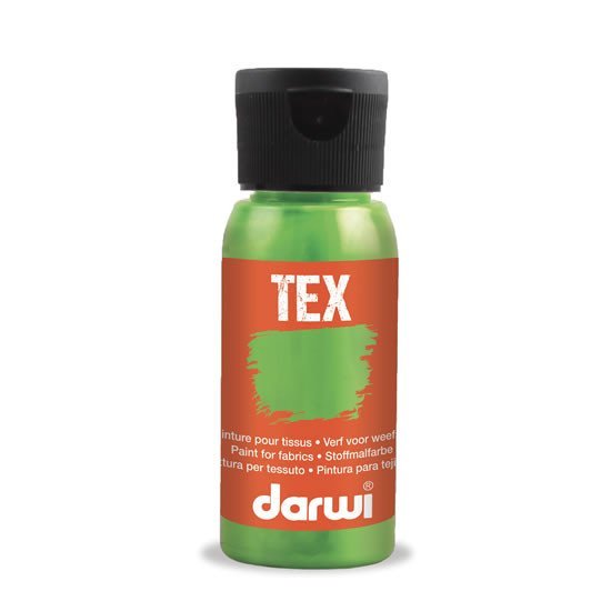 DARWI TEX barva na textil - Neónová zelená 50 ml