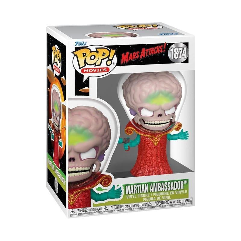 Levně Funko  POP Movies: Mars Attacks! - Martian Ambassador #1874