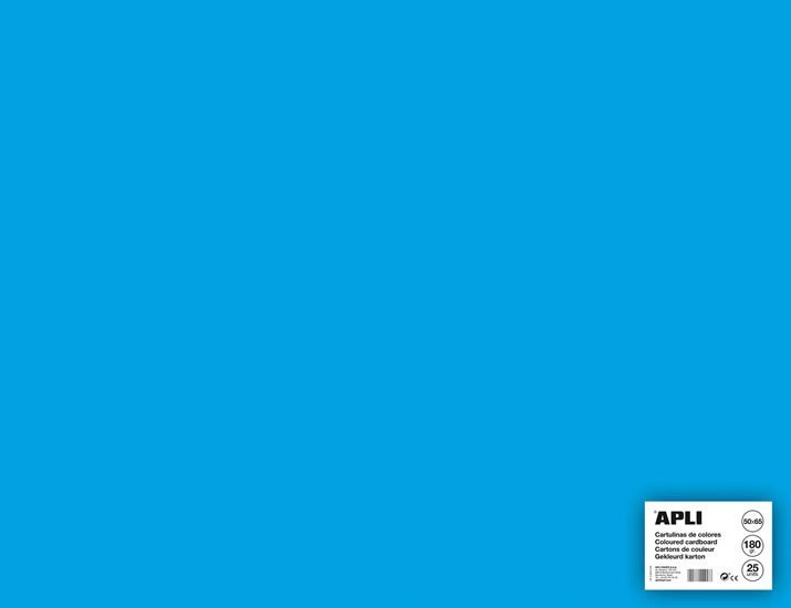Levně Apli barevný papír A2+ 170 g - nebesky modrý - 25 ks