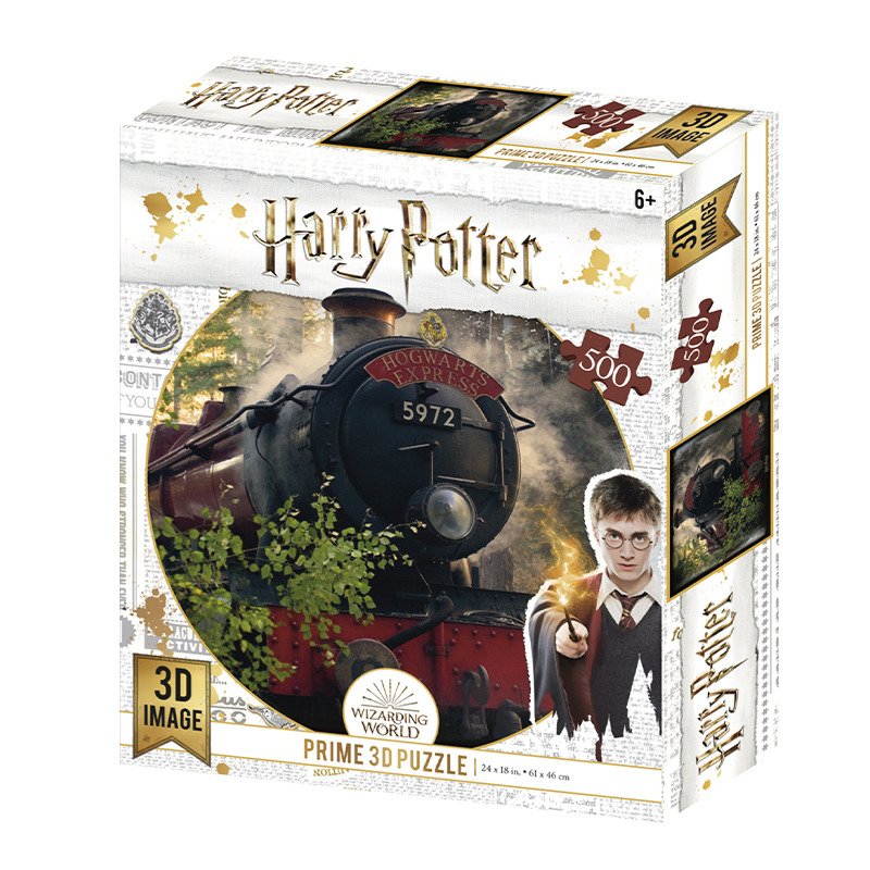 Levně Harry Potter 3D puzzle - Bradavický expres 500 dílků - 3D Puzzle SPA