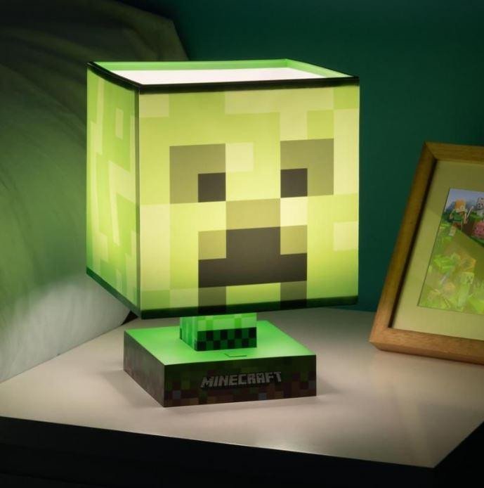 Levně Minecraft lampa USB - Creeper
