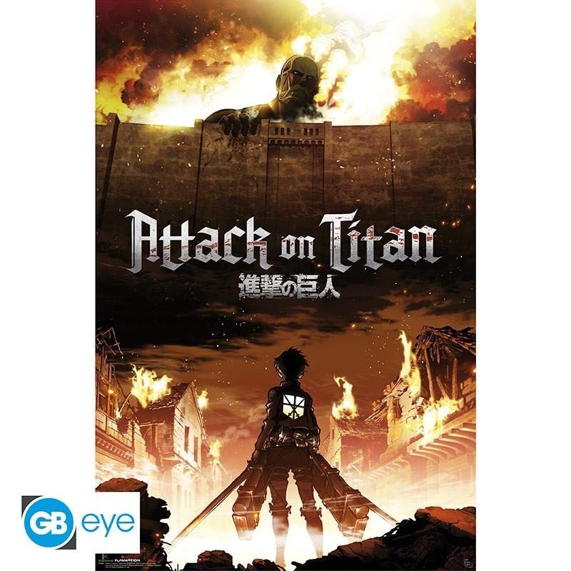 Levně Attack on Titan Plakát Maxi 91,5 x 61 cm