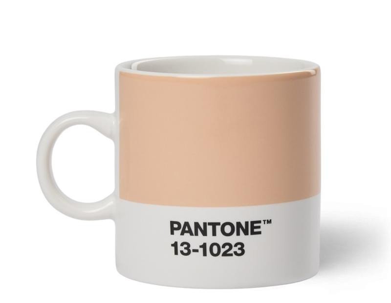 Levně Pantone Hrnek Espresso - Peach Fuzz 13-1023 (Barva roku 2024)