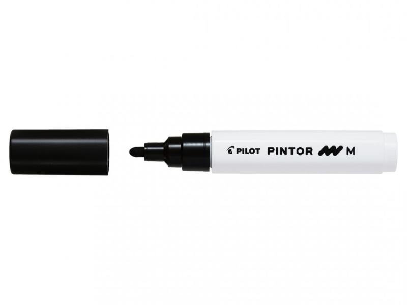 PILOT Pintor Medium akrylový popisovač 1,5-2,2mm - černý