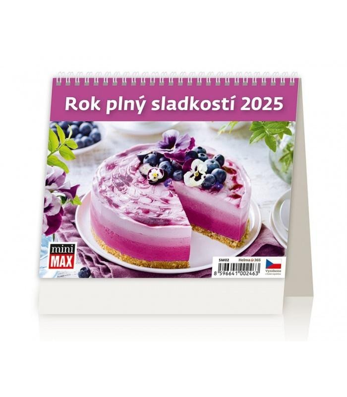 Levně Kalendář stolní 2025 - MiniMax Rok plný sladkostí