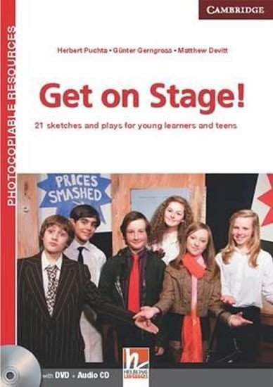 Levně Get on Stage! Teachers Book with DVD and Audio CD - Herbert Puchta