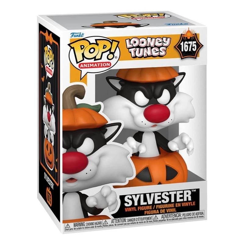 Levně Funko POP Animation: Looney Tunes - Sylvester with Pumpkin