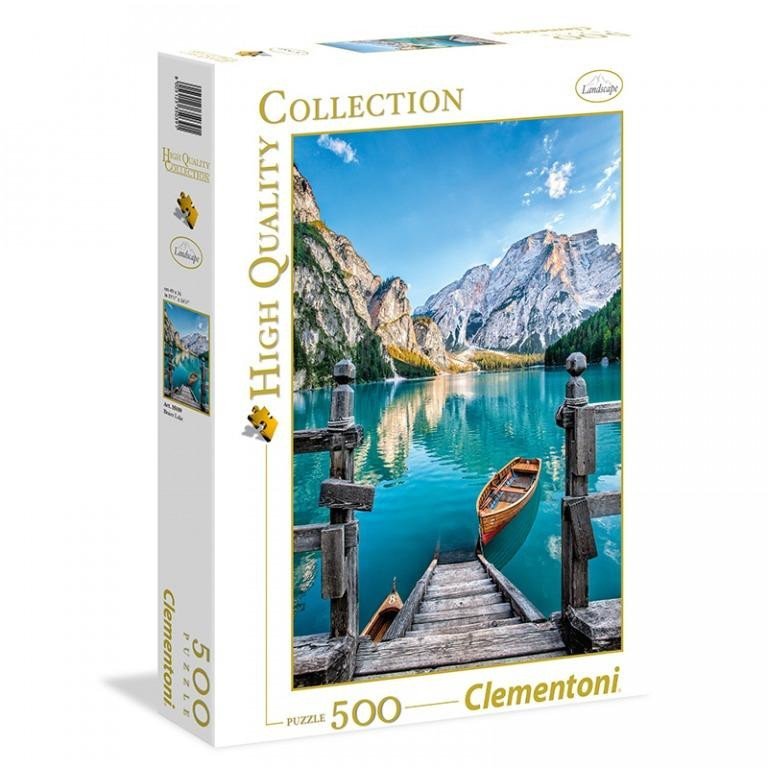 Clementoni Puzzle - Jezero Braies, 500 dílků - Clementoni