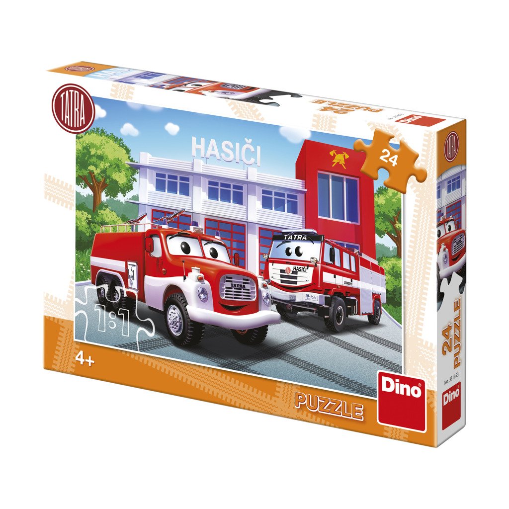 Levně Puzzle Tatra hasiči 24 dílků - Dino