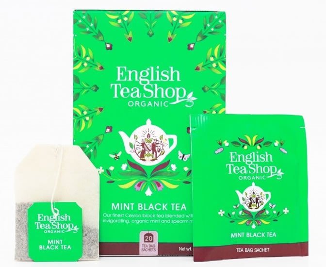 Levně English Tea Shop Čaj Máta a černý čaj, 20 sáčků