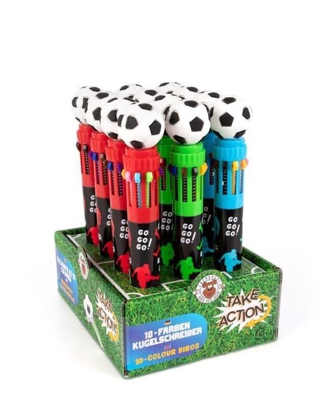 Levně Fotbalové pero 10 - barevné DPL12
