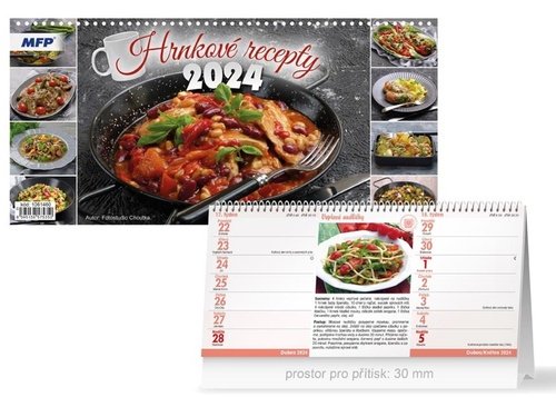 Levně Hrnkové recepty (čtrnáctidenní) 2024 - stolní kalendář