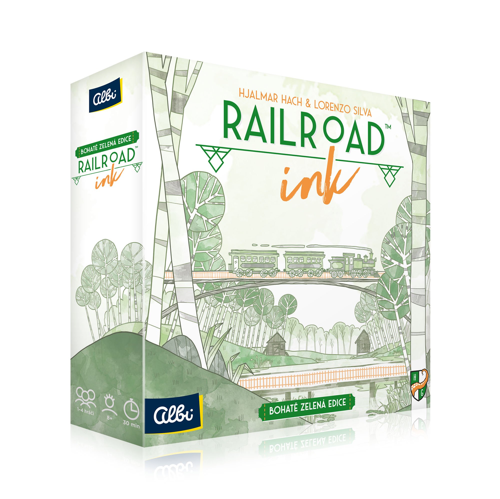 Levně Albi Railroad Ink Bohatě zelená edice
