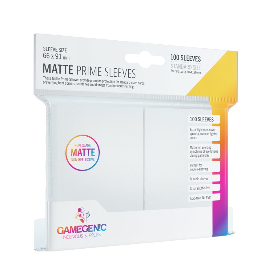 Gamegenic: Matte Prime Sleeves White