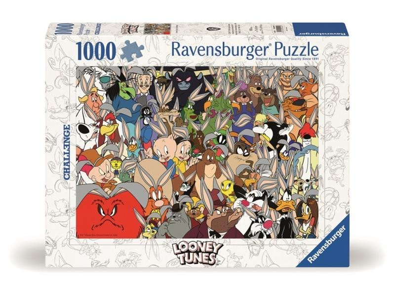 Levně Puzzle Challenge: Looney Tunes 1000 dílků