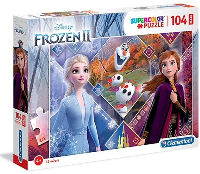 Clementoni Puzzle Maxi Frozen 2 / 104 dílků - Clementoni