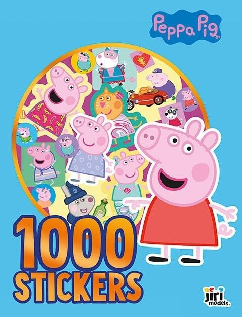 Levně Prasátko Peppa - 1000 samolepek v sešitu