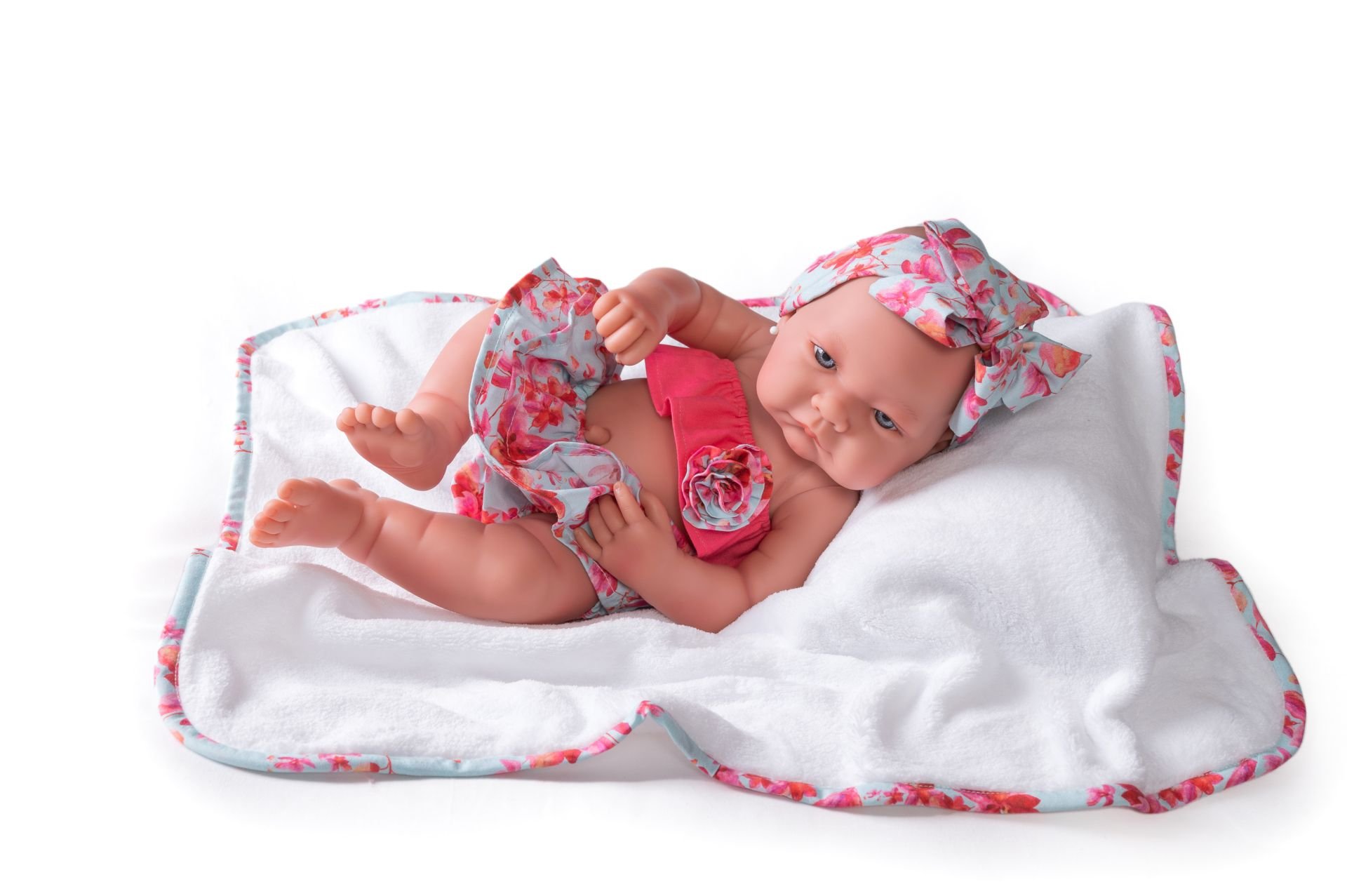 Levně Antonio Juan 50277 NICA - realistická panenka miminko s celovinylovým tělem - 42 cm