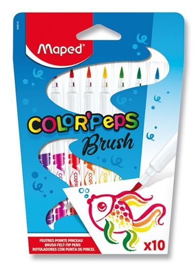 Levně Maped - Fixy Color´Peps Brush 10 barev