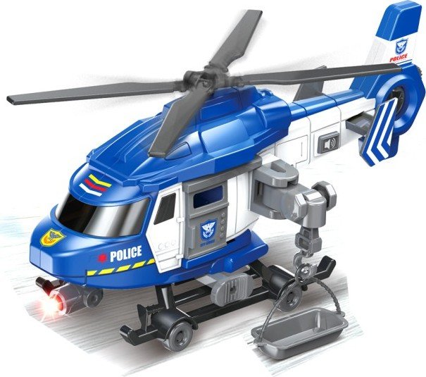 Levně Policejní helikoptéra 1:16 - Alltoys