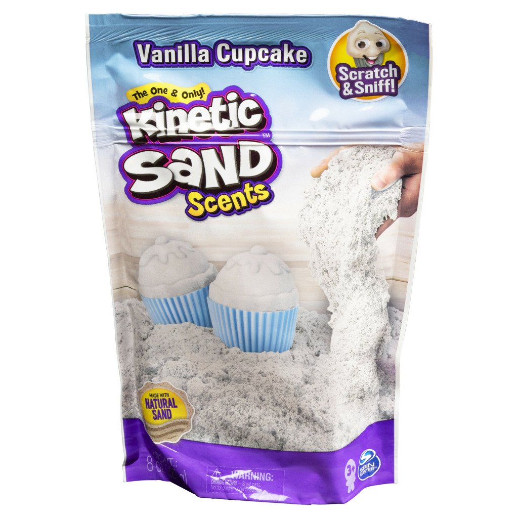Levně Kinetic sand Voňavý tekutý písek - vanilka - Spin Master Kinetic Sand