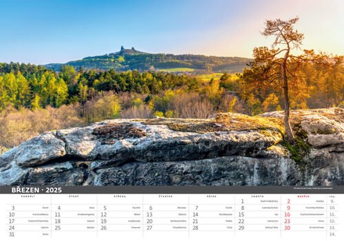 Levně Česká krajina 2025 - nástěnný kalendář