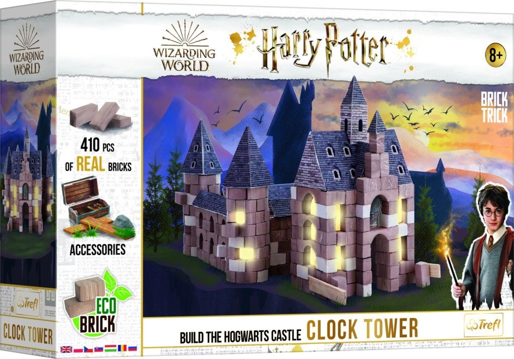 Levně BRICK TRICK Harry Potter: Hodinová věž XL 410 dílů - Trefl