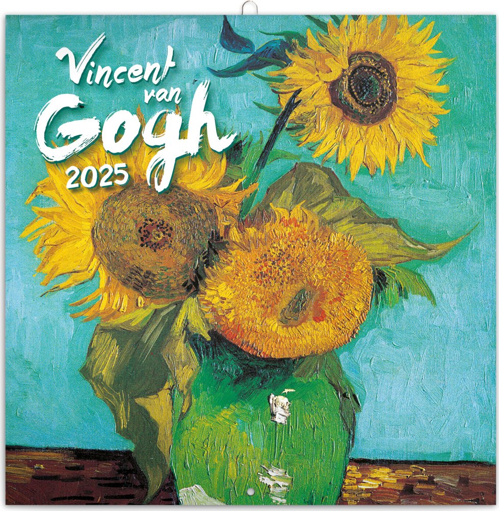 Levně Kalendář 2025 poznámkový: Vincent van Gogh, 30 × 30 cm