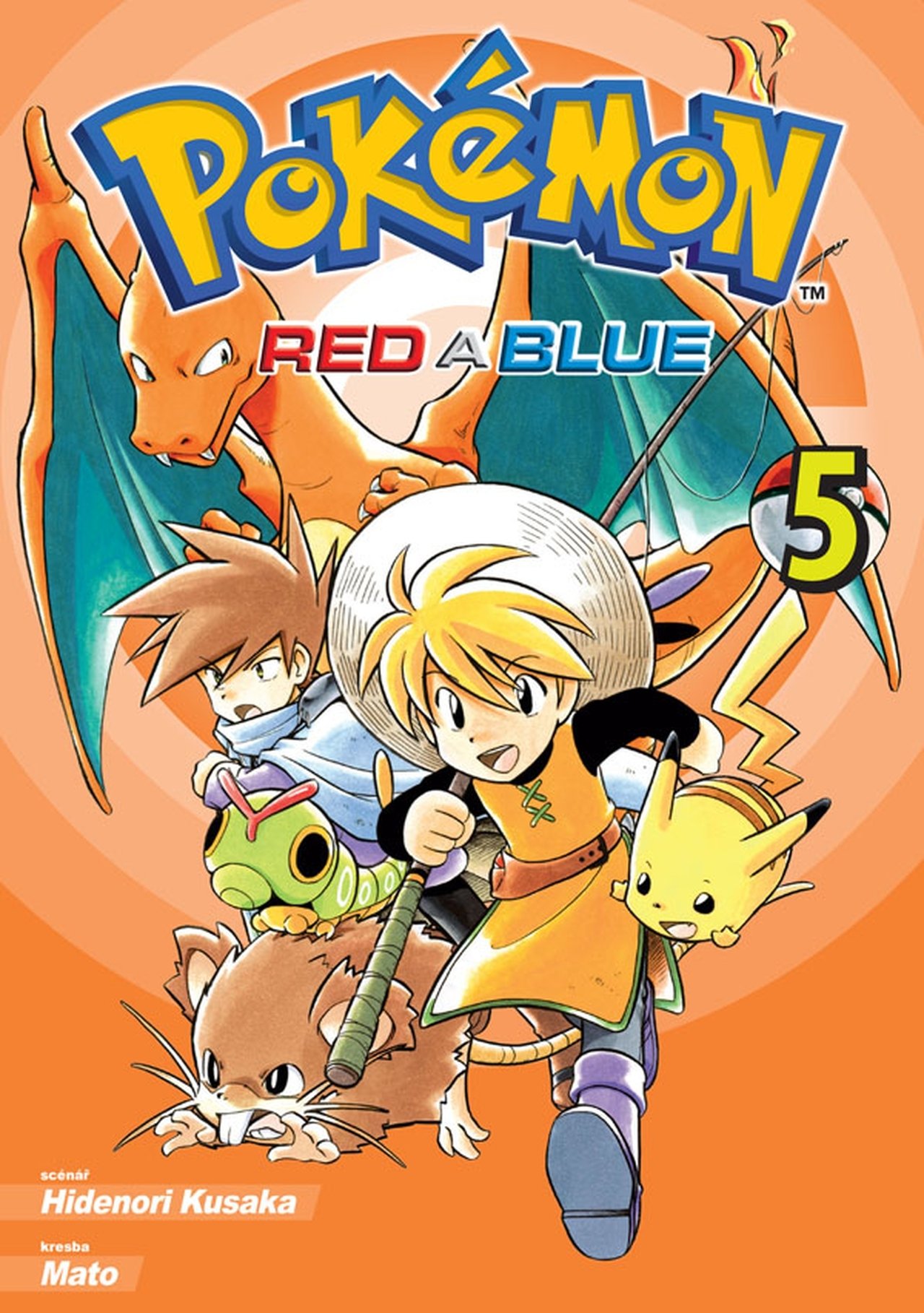 Levně Pokémon 5 - Red a blue - Hidenori Kusaka
