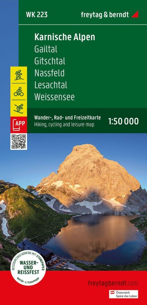 Levně Karnské Alpy 1:50 000 / turistická, cyklistická a rekreační mapa