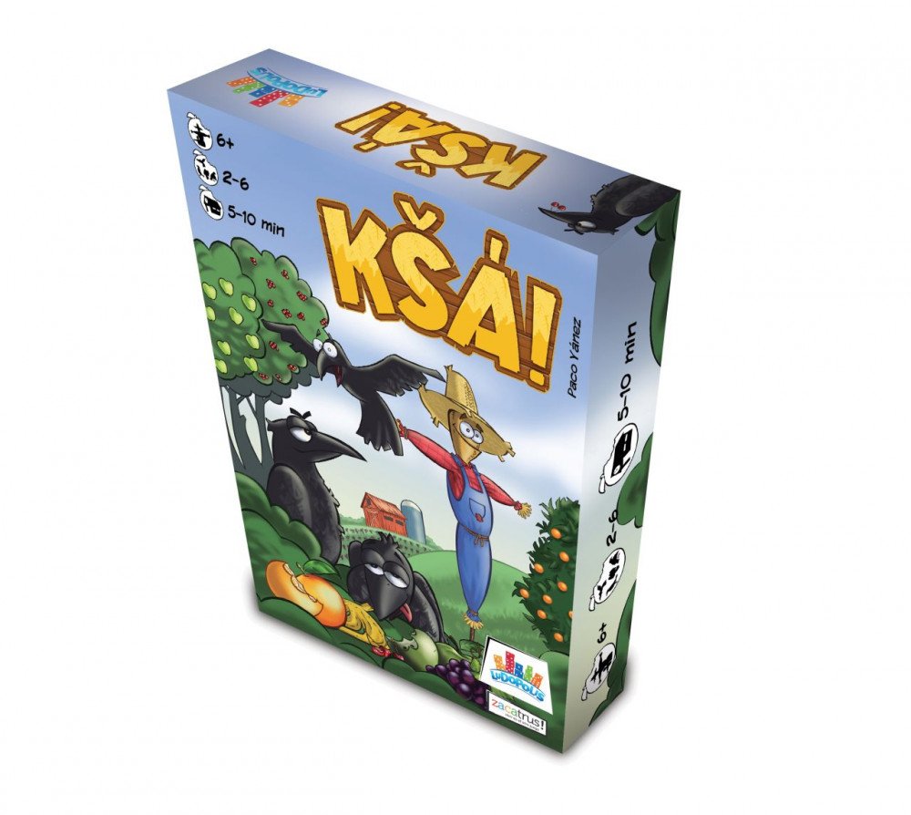 Levně Kšá! karetní společenská hra v krabičce 10x13x3cm