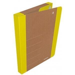 Levně Donau Box na spisy Life A4 karton - neonově žlutý